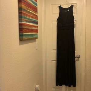 Elegant Sangria brand black gown